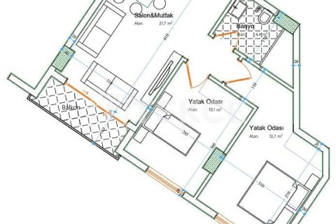 2+1 Wohnung  in Alanya, Antalya, Türkei Nr. 215497 - 13