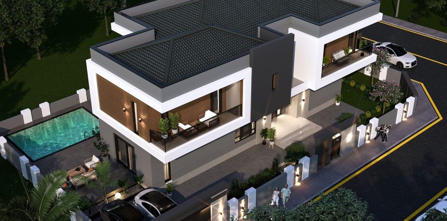 Вилла  5-х ком. в Анталье, Турция №222945