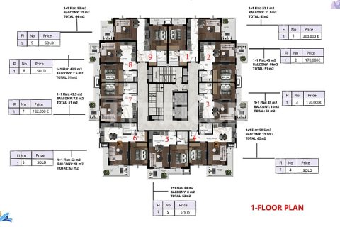 2+1 Wohnung in Alanya, Antalya, Türkei Nr. 237665 - 26