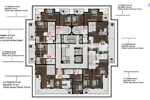2+1 Wohnung in Alanya, Antalya, Türkei Nr. 237665 - 24