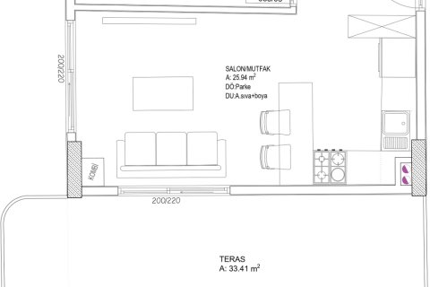 Wohnung  in Mugla, Türkei Nr. 224186 - 4