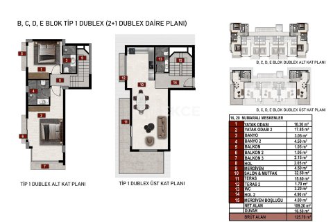 Продажа квартиры  в Аланье, Анталье, Турция 2+1, 76м2, №212537 – фото 26