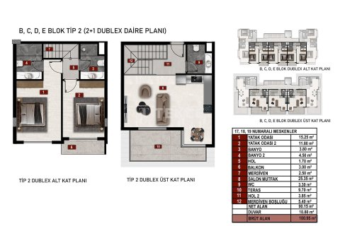 Продажа квартиры  в Аланье, Анталье, Турция 2+1, 76м2, №212537 – фото 25