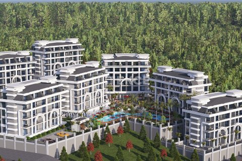1+1 Leilighet  i Alanya, Antalya, Tyrkia Nr. 212536 - 1