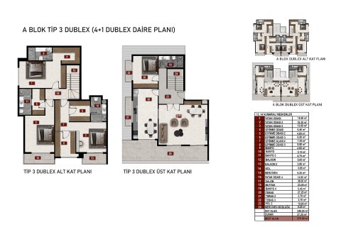 1+1 Leilighet  i Alanya, Antalya, Tyrkia Nr. 212536 - 22