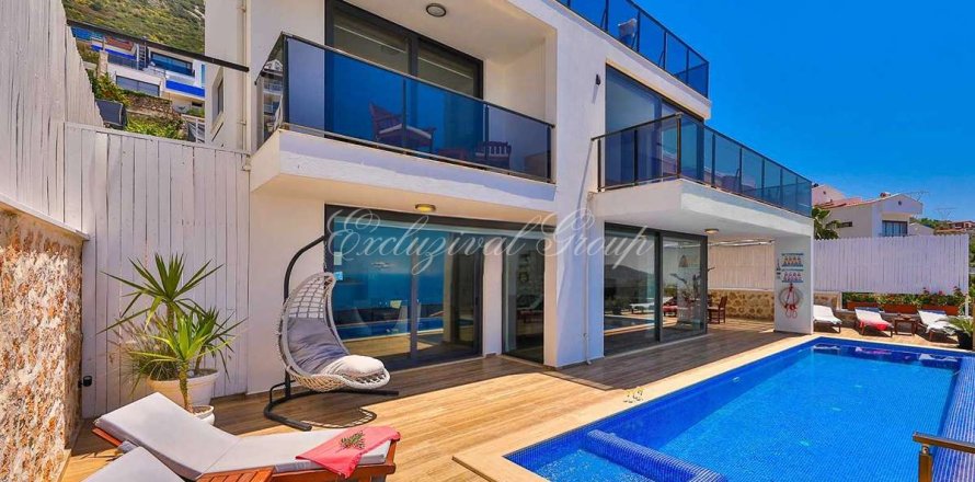 ویلا در Kalkan ، ترکیه 3 خوابه ، 170 متر مربع. شماره 215969