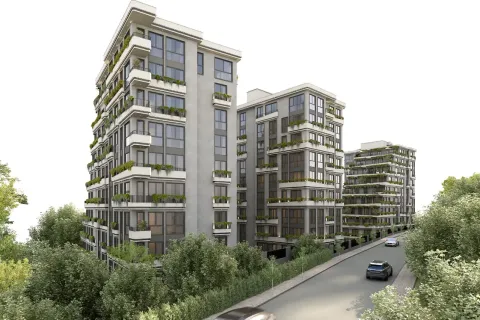 Квартира  3-х ком. в Стамбуле, Турция №217043