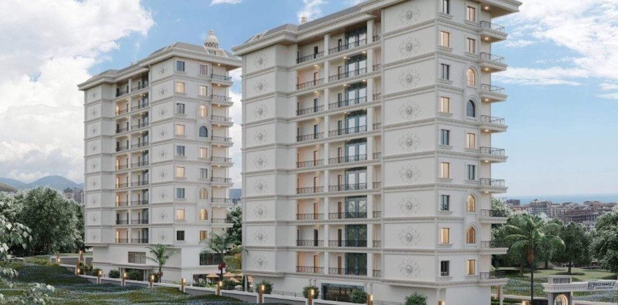 1+1 Lejlighed i Mahmutlar, Antalya, Tyrkiet Nr. 229096