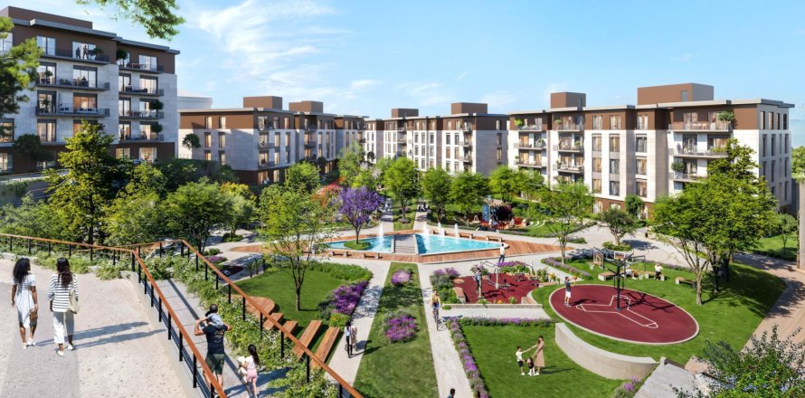 آپارتمان در Basaksehir، Istanbul ، ترکیه 3 خوابه ، 166 متر مربع. شماره 219861