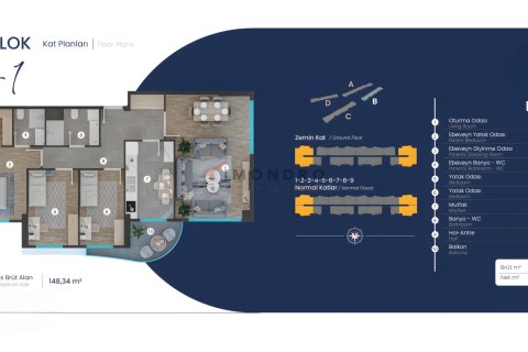 Продажа квартиры  в Пендике, Стамбуле, Турция 1+1, 64м2, №221207 – фото 26