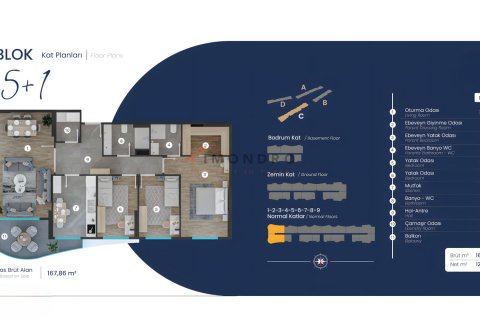 Продажа квартиры  в Пендике, Стамбуле, Турция 3+1, 148м2, №221209 – фото 30