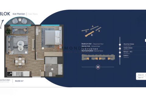 Продажа квартиры  в Пендике, Стамбуле, Турция 3+1, 148м2, №221209 – фото 27