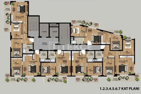 1+1 Leilighet  i Izmir, Tyrkia Nr. 217275 - 19