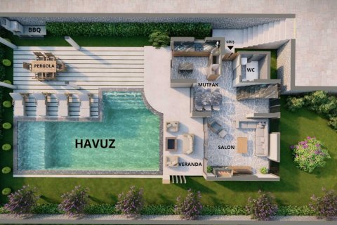 Villa  3+1  Ovacık, Muğla, Türkiye №234005 - 10