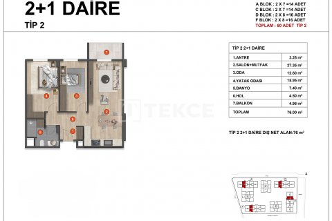 Apartment for sale  in Bursa, Turkey, 3 bedrooms, 96m2, No. 211668 – photo 13