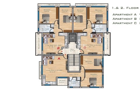 3+1 Wohnung in Famagusta, Nr. 215070 - 19