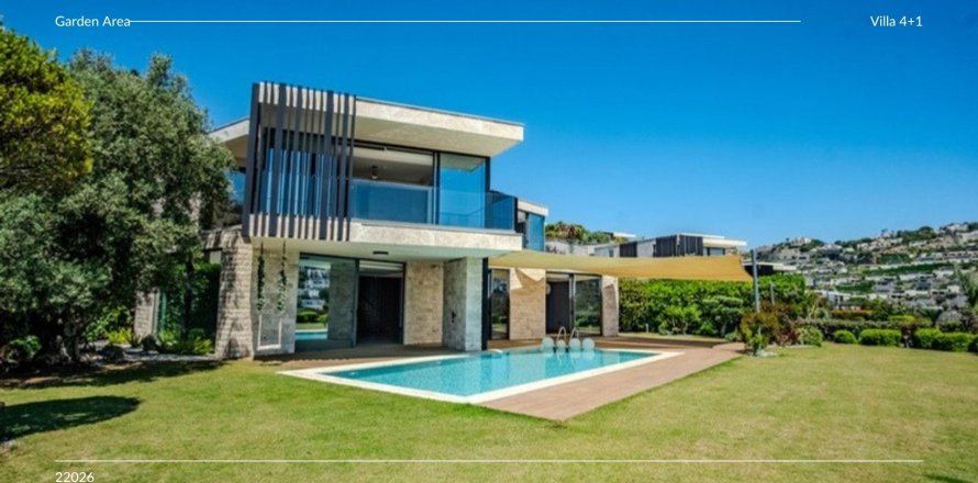 4+1 Villa i Yalikavak, Mugla, Tyrkia Nr. 227292