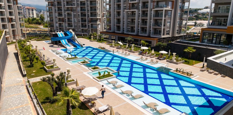 1+1 Lägenhet  i Alanya, Antalya, Turkiet Nr. 58941