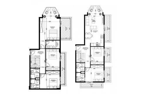 4+1 Penthouse in Yekta Golden Valley, Oba, Antalya, Turkey No. 101761