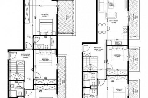 4+1 Penthouse in Yekta Golden Valley, Oba, Antalya, Turkey No. 101761