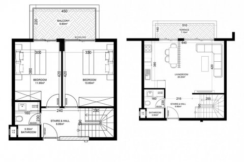 2+1 Penthouse i Yekta Golden Valley, Oba, Antalya, Tyrkiet Nr. 101760