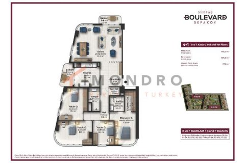 3+1 Leilighet  i Küçükçekmece, Istanbul, Tyrkia Nr. 212027 - 30