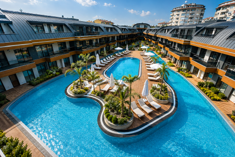 Продажа квартиры в Авсалларе, Анталье, Турция 2+1, 75м2, №228864 – фото 4