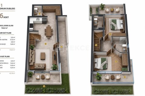 2+1 Leilighet i Kas, Antalya, Tyrkia Nr. 225293 - 17