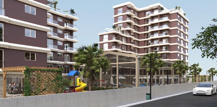 1+1 Lejlighed  i Mersin, Tyrkiet Nr. 224564