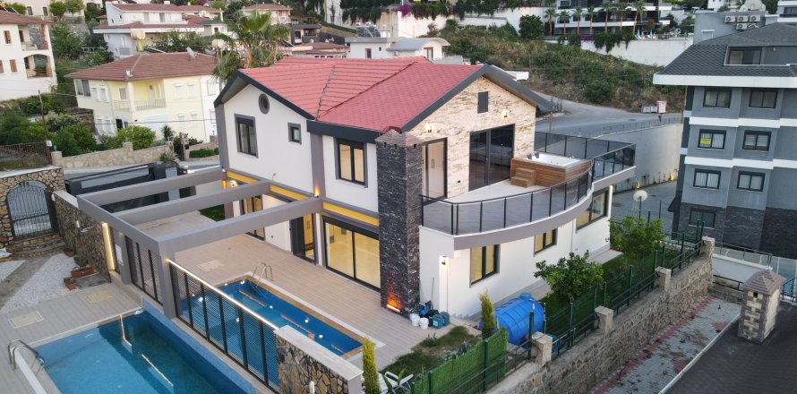 5+1 Villa  i Alanya, Antalya, Tyrkia Nr. 219041