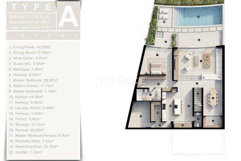 3+1 Villa  i Famagusta,  Nr. 224397 - 20