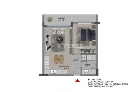 1+1 Wohnung in Lefkosha, Nr. 232287 - 26