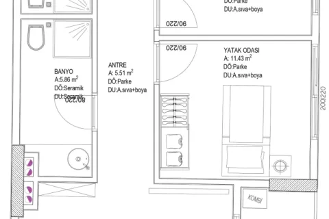 3+1 Lejlighed  i Aksu, Antalya, Tyrkiet Nr. 220904 - 18