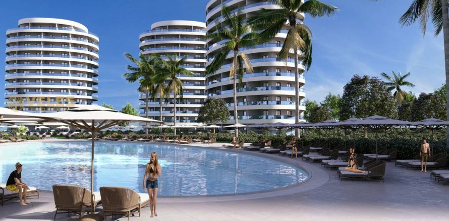 2+1 Leilighet i Long Beach, Iskele, Nr. 214075