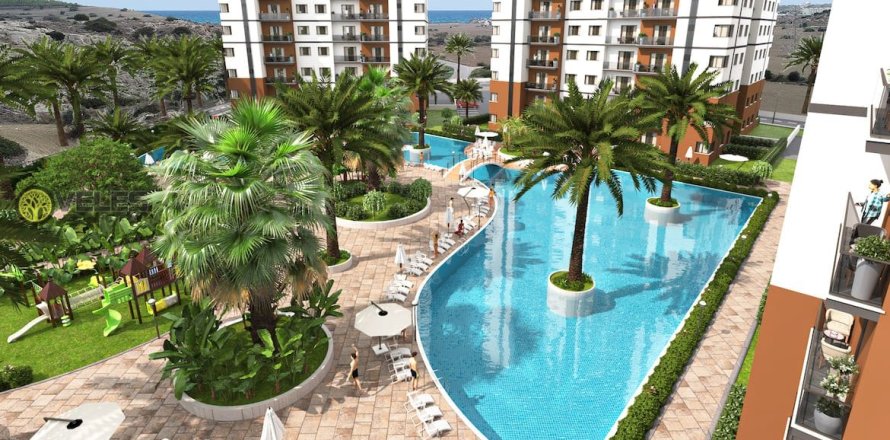 2+1 Leilighet  i Long Beach, Iskele,  Nr. 214078