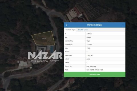 آپارتمان در  Alanya ، ترکیه 1028 متر مربع.  شماره 212693 - 18