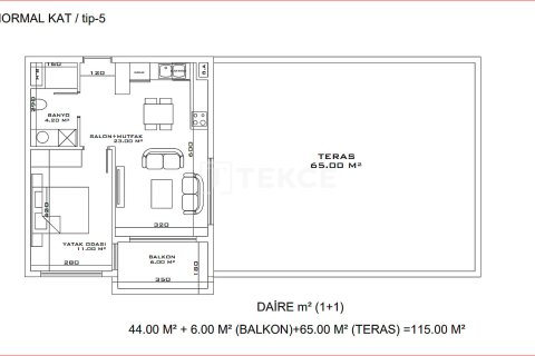 Apartment for sale  in Aksu, Antalya, Turkey, 2 bedrooms, 126m2, No. 100158 – photo 22