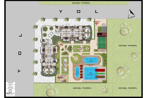 آپارتمان در  Aksu ، ترکیه 2 خوابه ، 124 متر مربع.  شماره 215818 - 21