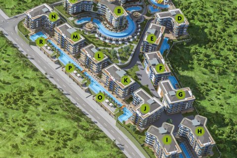 Квартира  1+1 в Аланье, Анталья, Турция №216279