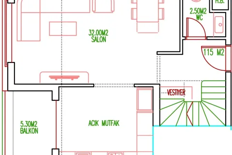 2+1 Wohnung  in Türkei Nr. 220226 - 12
