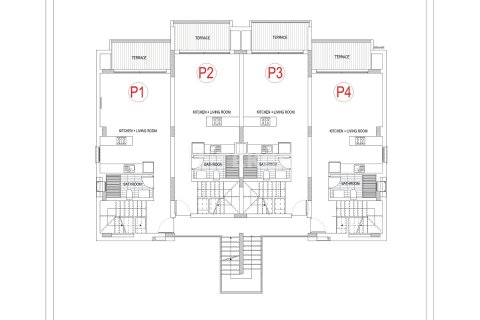 پنت هاس در  Famagusta ، ترکیه 3 خوابه ، 230 متر مربع.  شماره 90482 - 24