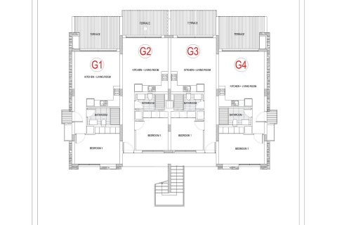 پنت هاس در  Famagusta ، ترکیه 3 خوابه ، 230 متر مربع.  شماره 90482 - 23