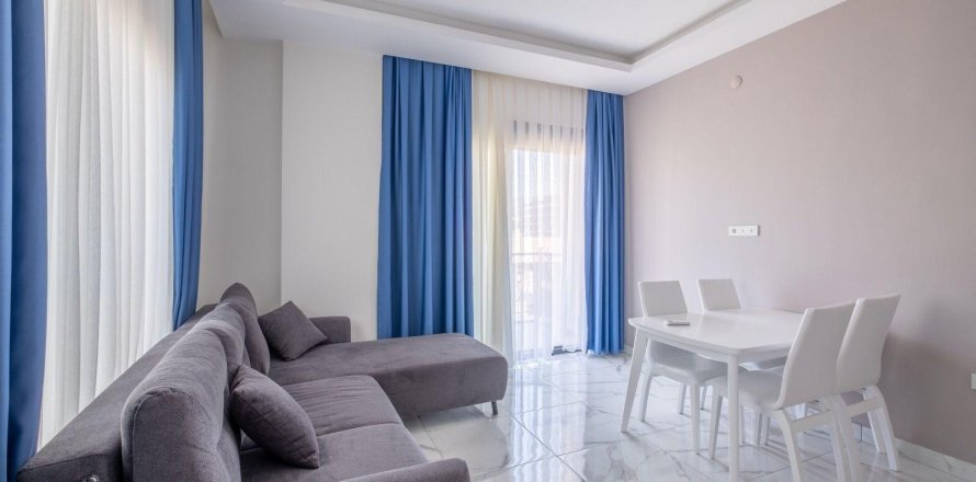 آپارتمان در  Alanya ، ترکیه 1 خوابه ، 50 متر مربع.  شماره 218606