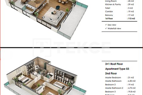 1+1 Wohnung in Antalya, Türkei Nr. 215044 - 29