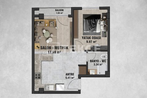1+1 Wohnung in Ankara, Türkei Nr. 206769 - 24