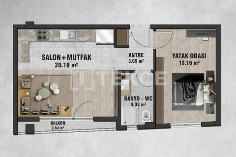 1+1 Wohnung in Ankara, Türkei Nr. 206769 - 25