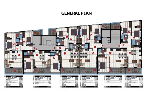 2+1 Leilighet  i Alanya, Antalya, Tyrkia Nr. 213765 - 23