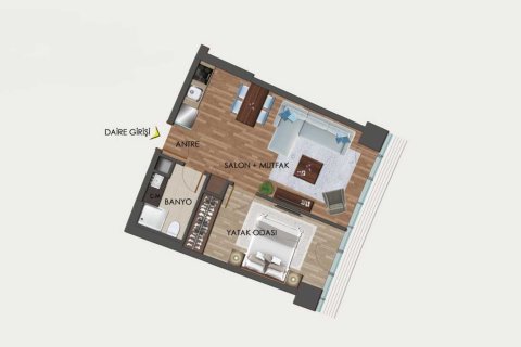 2+1 Lägenhet  i Istanbul, istanbul, Turkiet Nr. 233937 - 15
