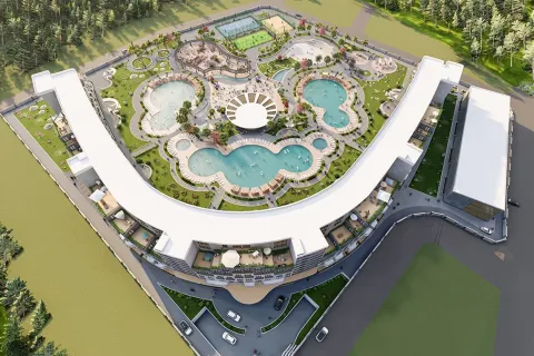 3+1 Lejlighed  i Aksu, Antalya, Tyrkiet Nr. 220919 - 3