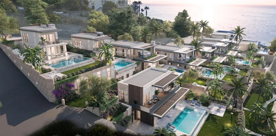 آپارتمان در  Beldibi ، ترکیه 6 خوابه ، 401.96 متر مربع.  شماره 223855